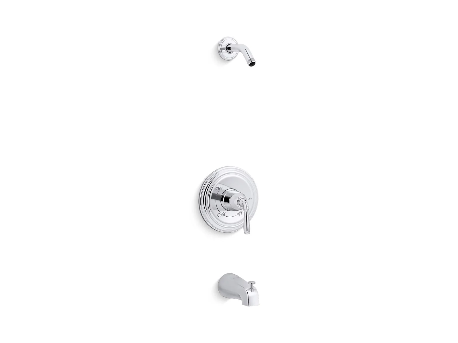 KOHLER K-TLS395-4S Devonshire Rite-Temp bath and shower trim kit, without showerhead - Image 3