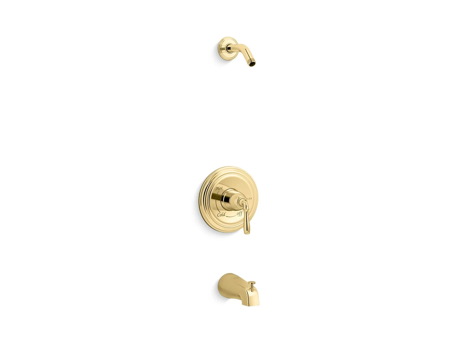 KOHLER K-TLS395-4S Devonshire Rite-Temp bath and shower trim kit, without showerhead - Image 4