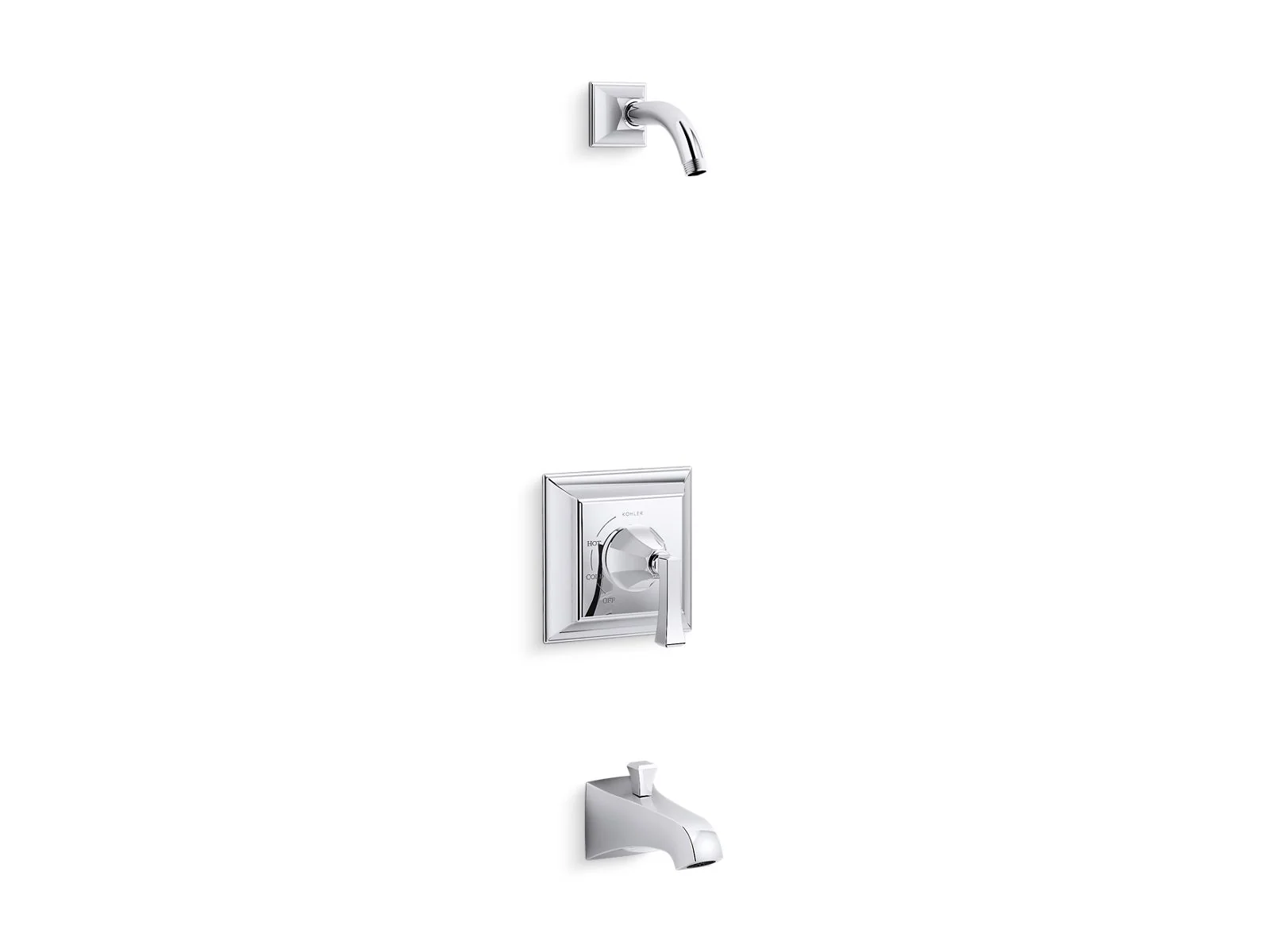 KOHLER K-TLS461-4V Memoirs Rite-Temp bath and shower trim kit, without showerhead - Image 2