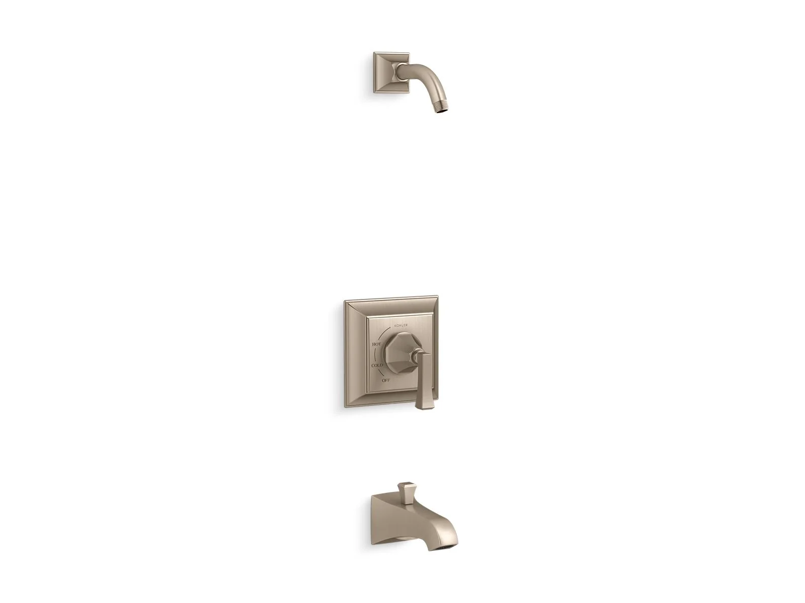 KOHLER K-TLS461-4V Memoirs Rite-Temp bath and shower trim kit, without showerhead - Image 3