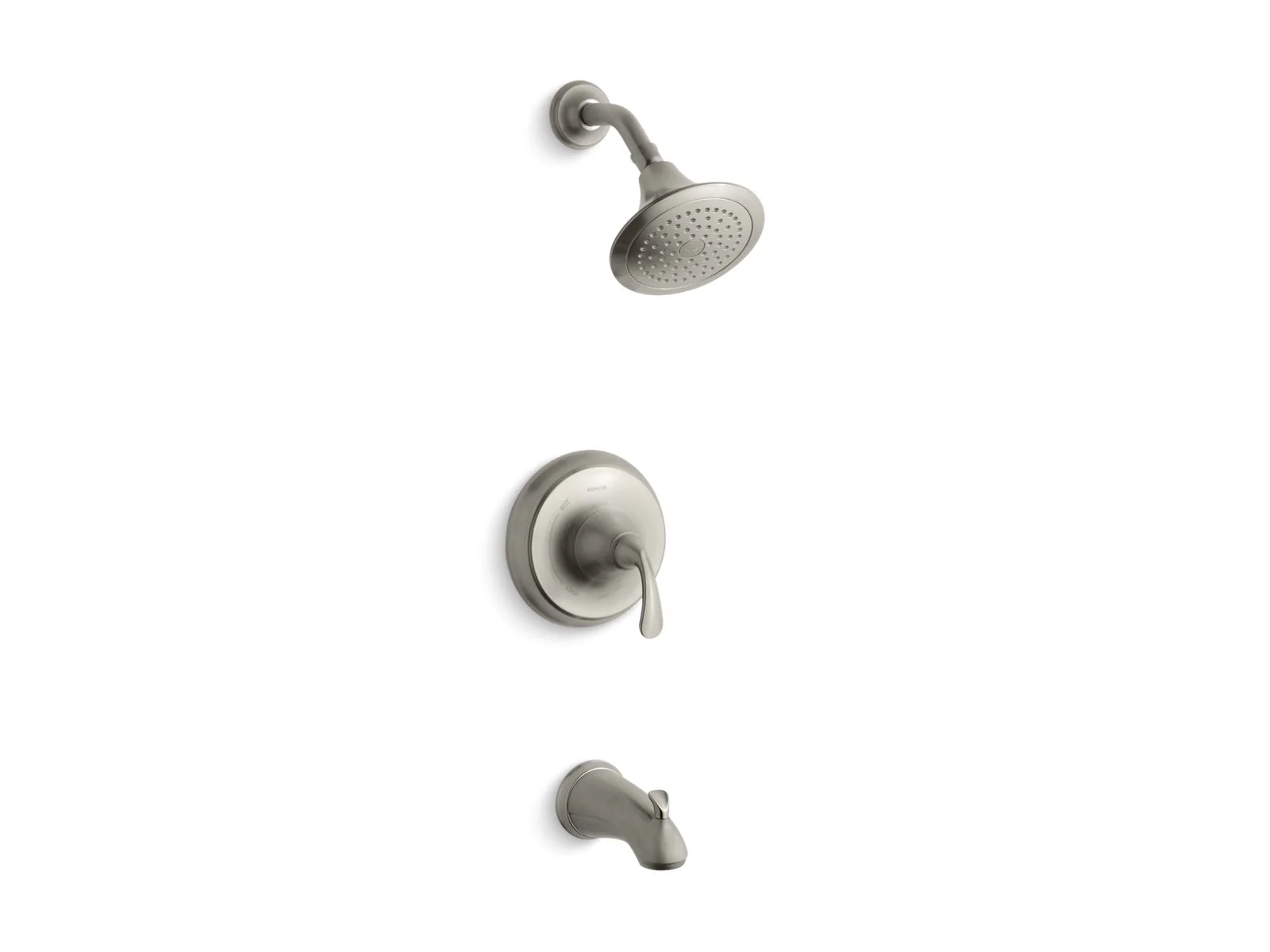 KOHLER K-TS10275-4 FortÃ© Rite-Temp bath and shower trim kit, 2.5 gpm, slip-fit spout