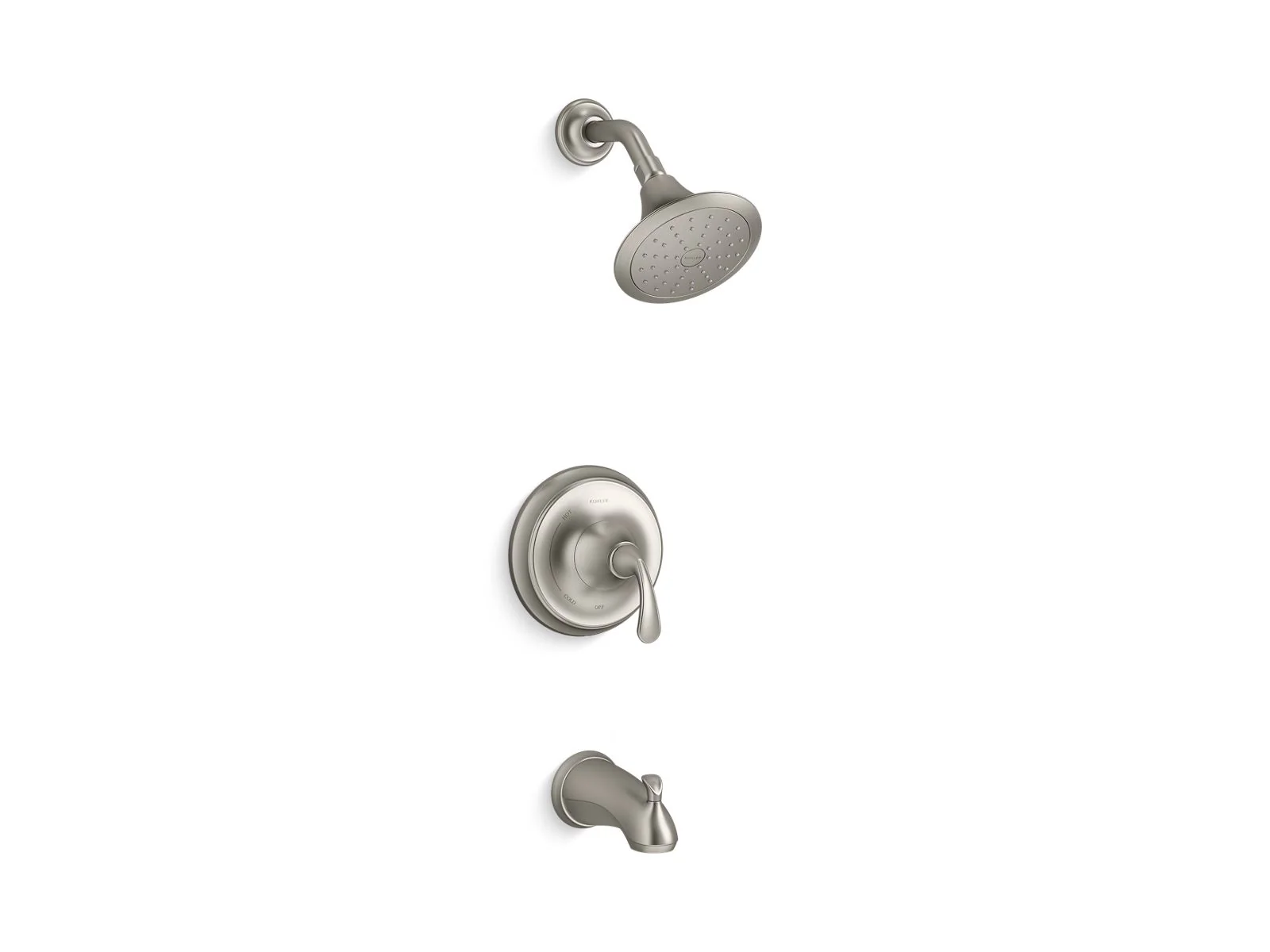 KOHLER K-TS10275-4G Forté Rite-Temp bath and shower trim kit, 1.75 gpm, slip-fit spout