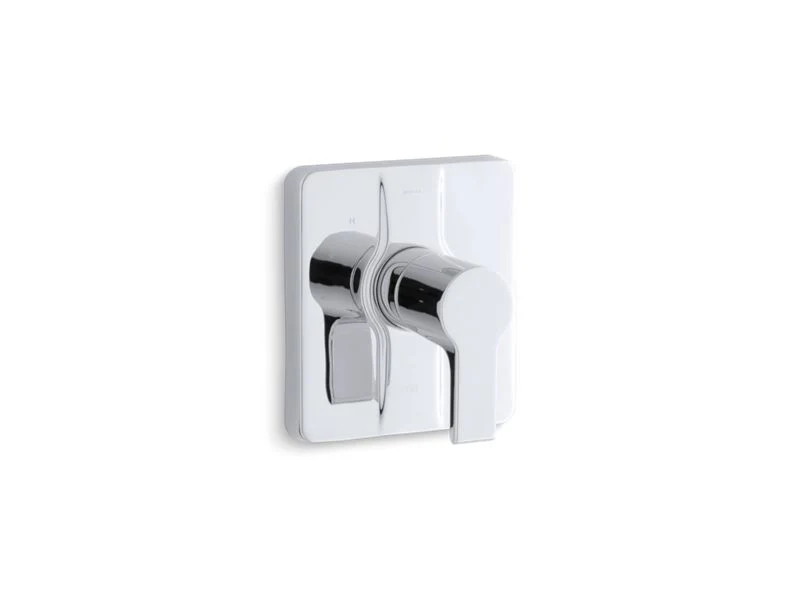 KOHLER K-TS10448-4 Singulier Rite-Temp(R) valve trim with lever handle in Polished Chrome