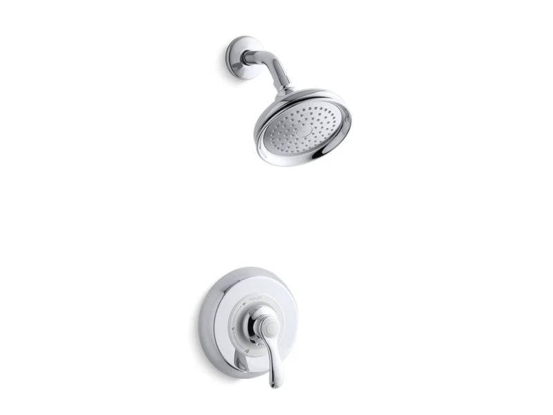 KOHLER K-TS12014-4 Fairfax Rite-Temp(R) shower valve trim with lever handle and 2.5 gpm showerhead - Image 3