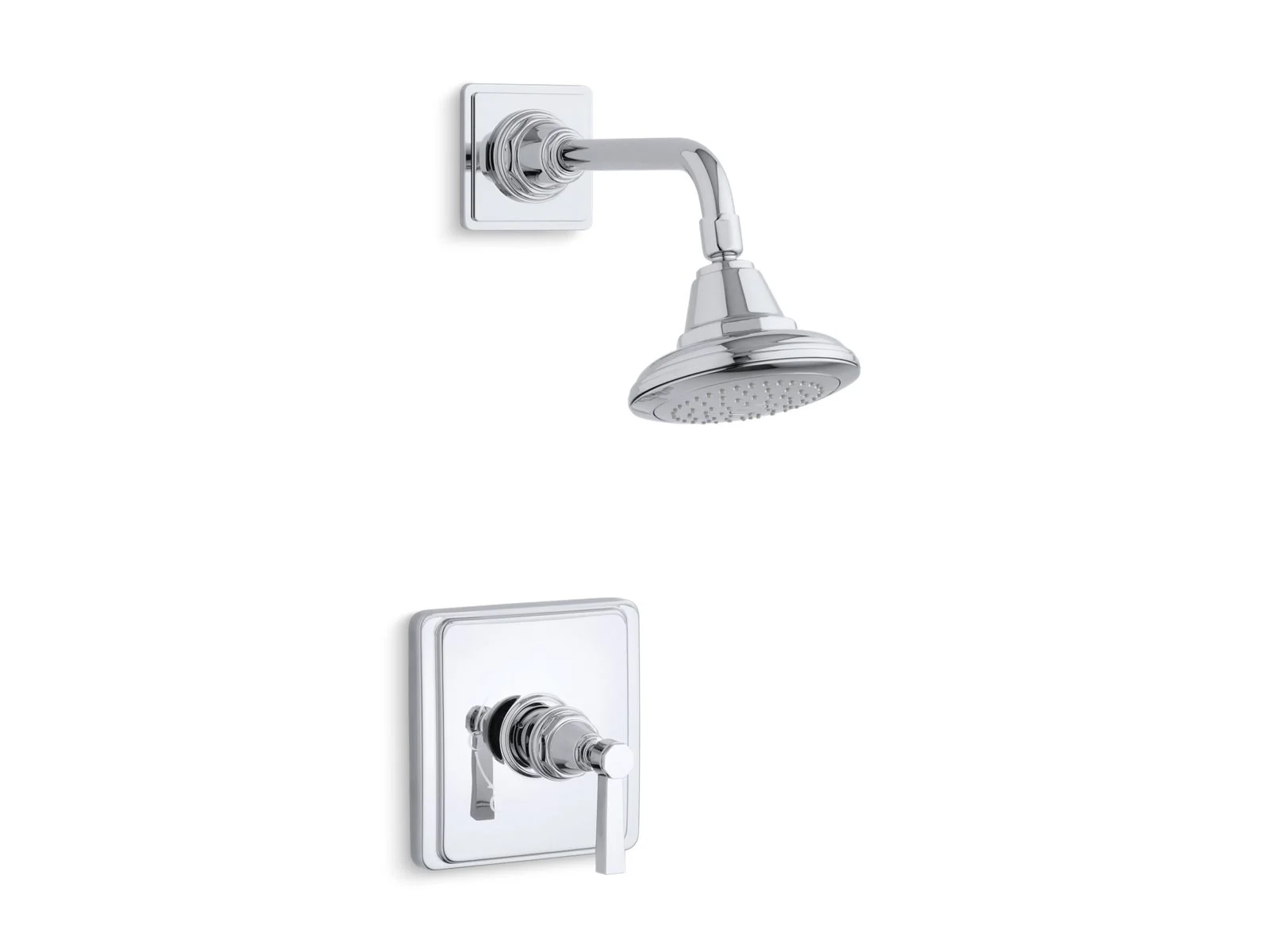 KOHLER K-TS13134-4A Pinstripe Rite-Temp shower trim kit with lever handle, 2.5 gpm - Image 3