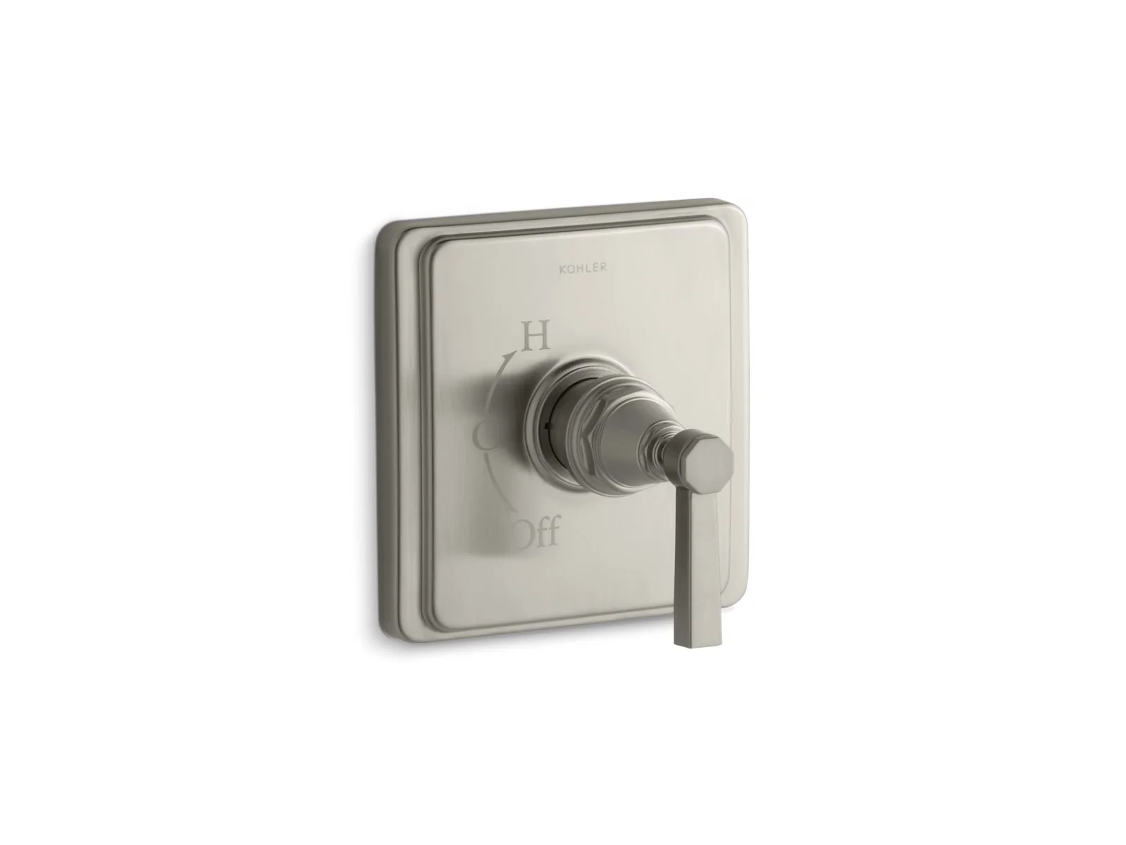 KOHLER K-TS13135-4A Pinstripe Rite-Temp valve trim with lever handle