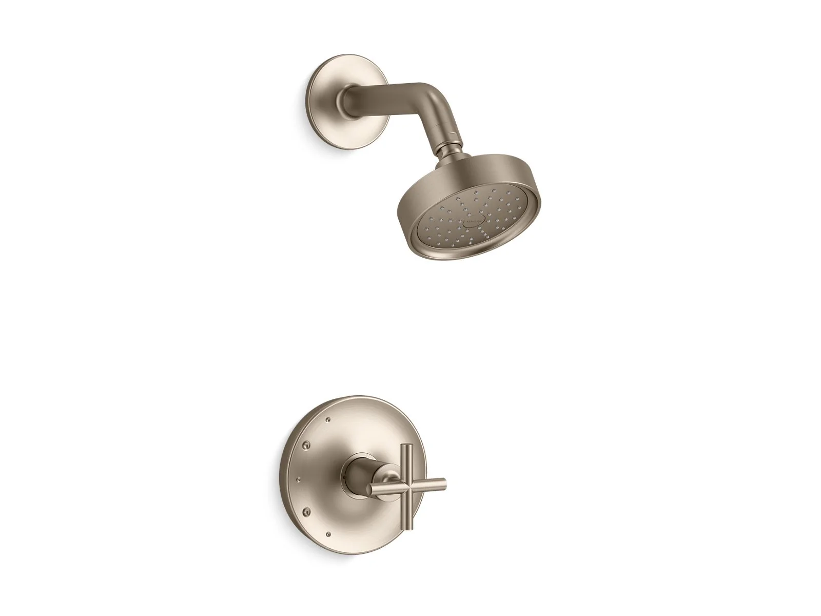 KOHLER K-TS14422-3G Purist Rite-Temp shower trim kit with cross handle, 1.75 gpm - Image 4