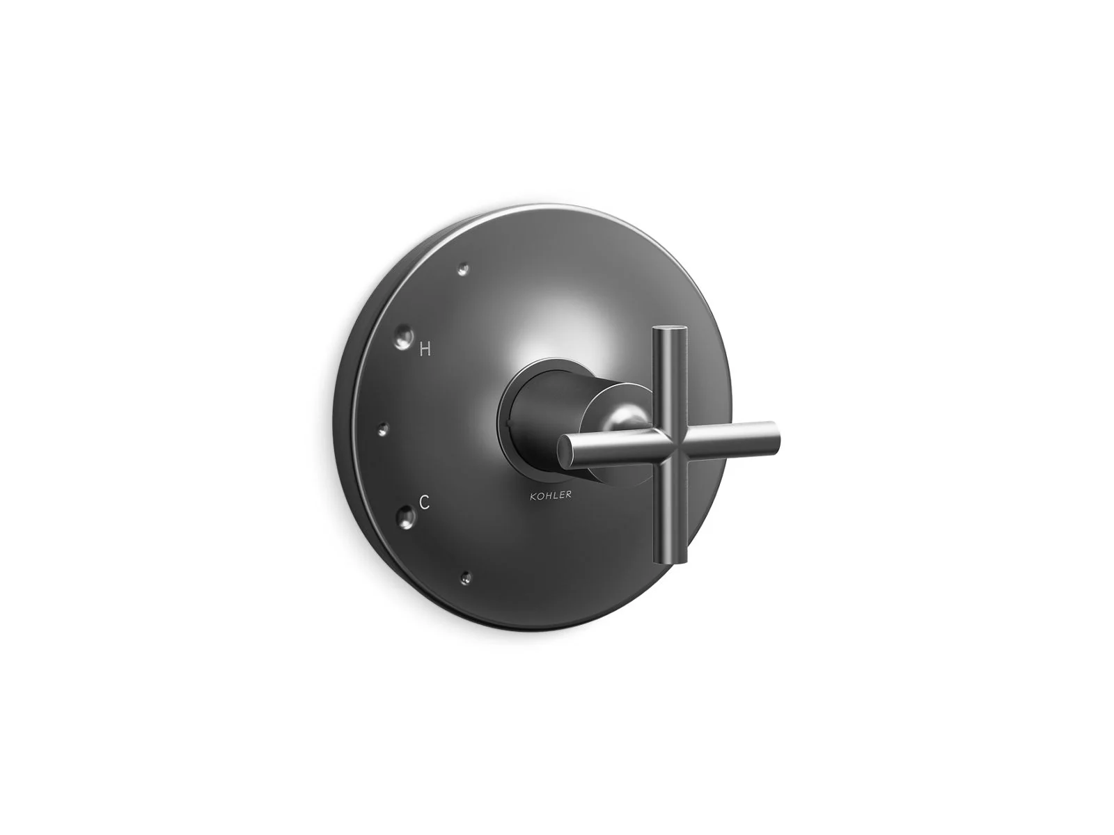 KOHLER K-TS14423-3 Purist Rite-Temp valve trim with cross handle