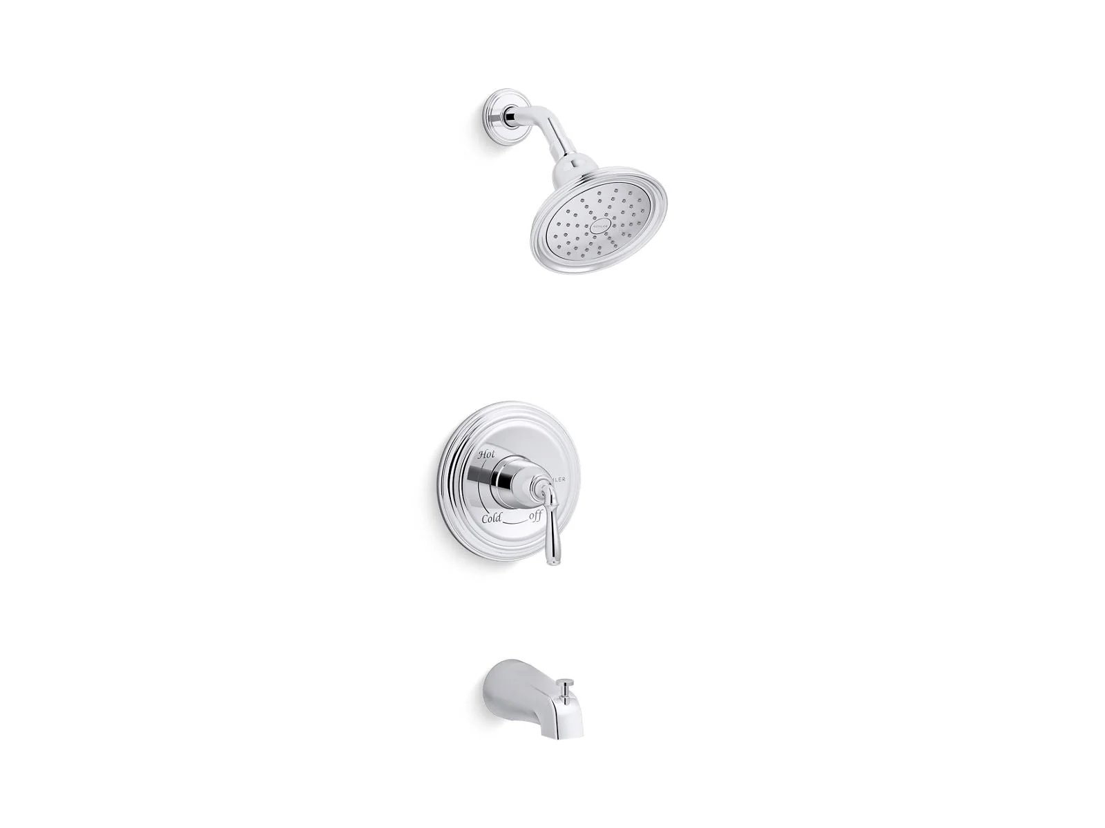 KOHLER K-TS395-4SG Devonshire Rite-Temp bath and shower trim kit, 1.75 gpm, slip-fit spout - Image 3