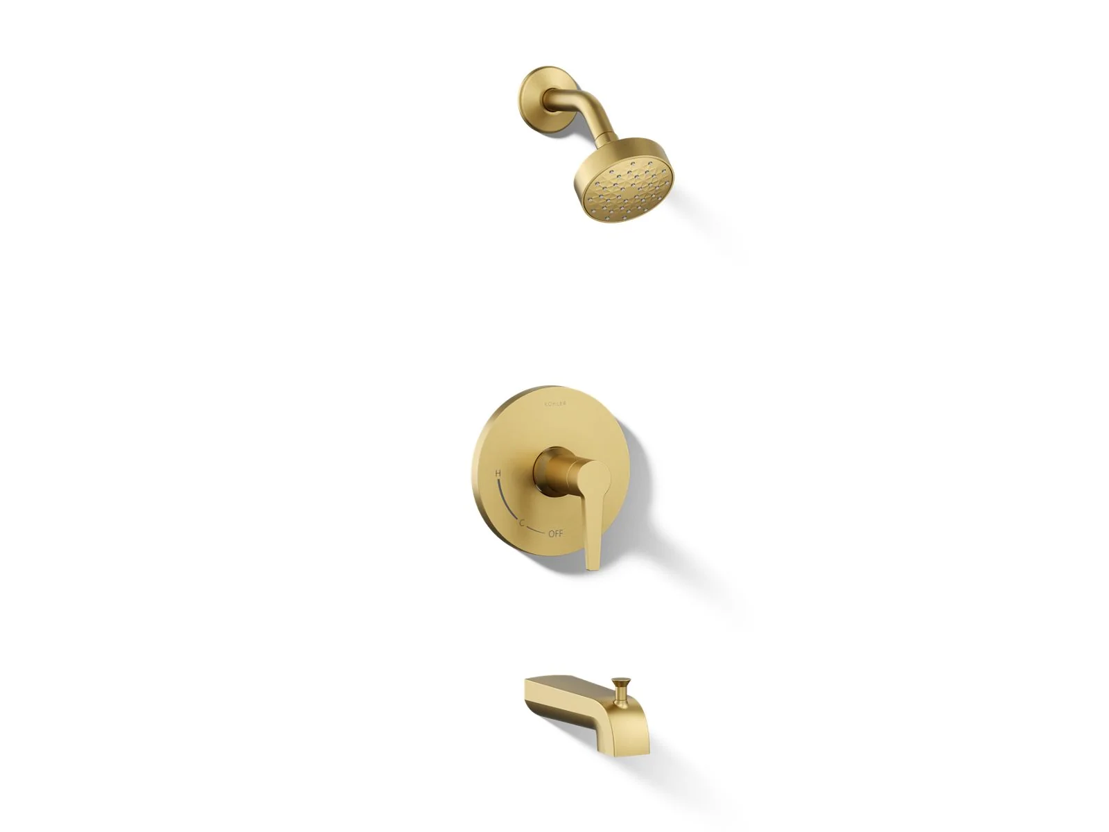 KOHLER K-TS97074-4G Pitch Rite-Temp bath and shower trim kit, 1.75 gpm - Image 5