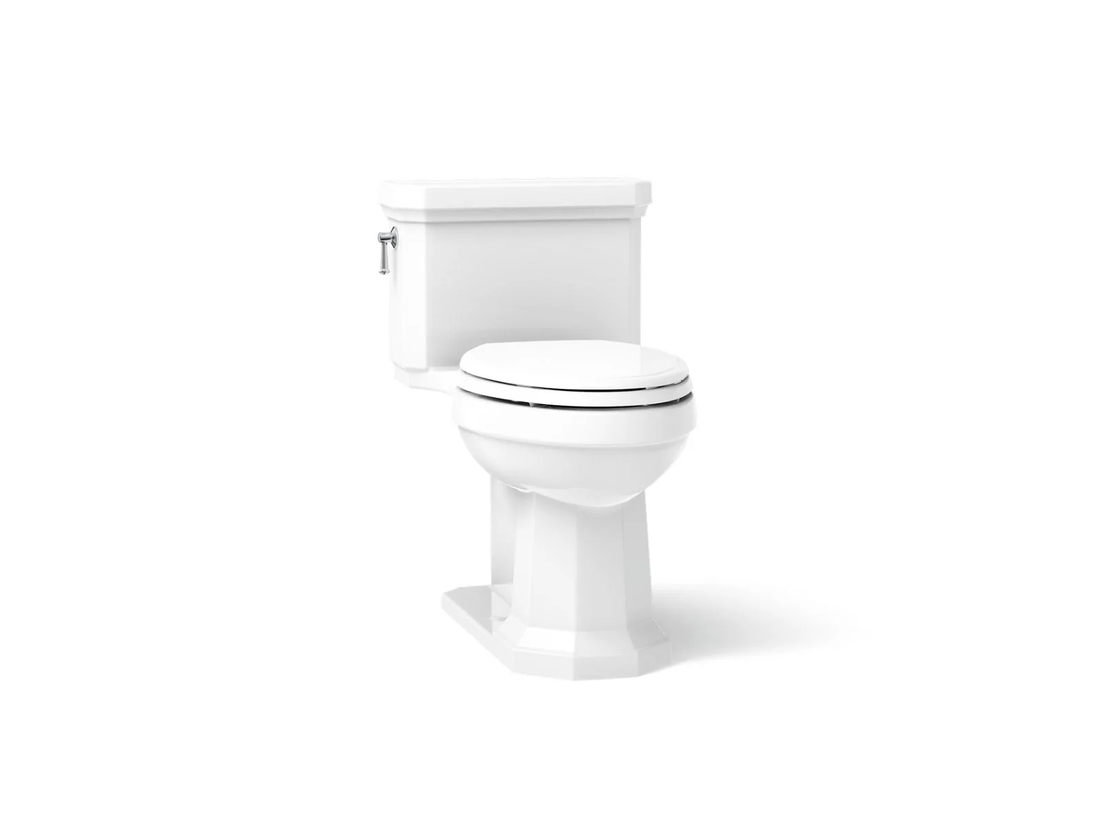 KOHLER K-3940 Kathryn One-piece compact elongated toilet with concealed trapway, 1.28 gpf - Image 4