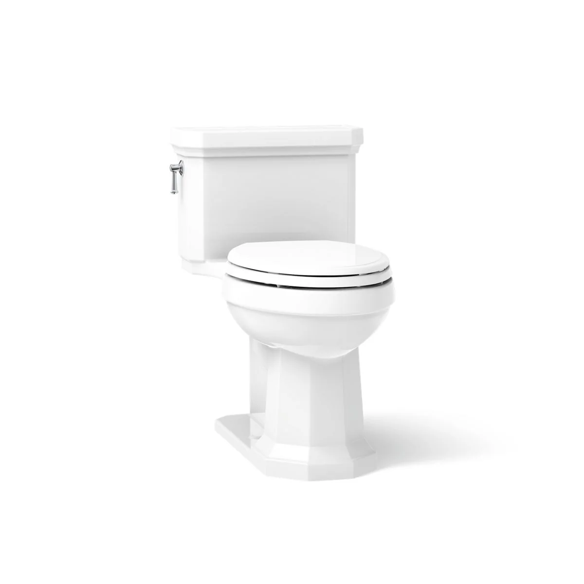 KOHLER K-3940 Kathryn One-piece compact elongated toilet with concealed trapway, 1.28 gpf - Image 8