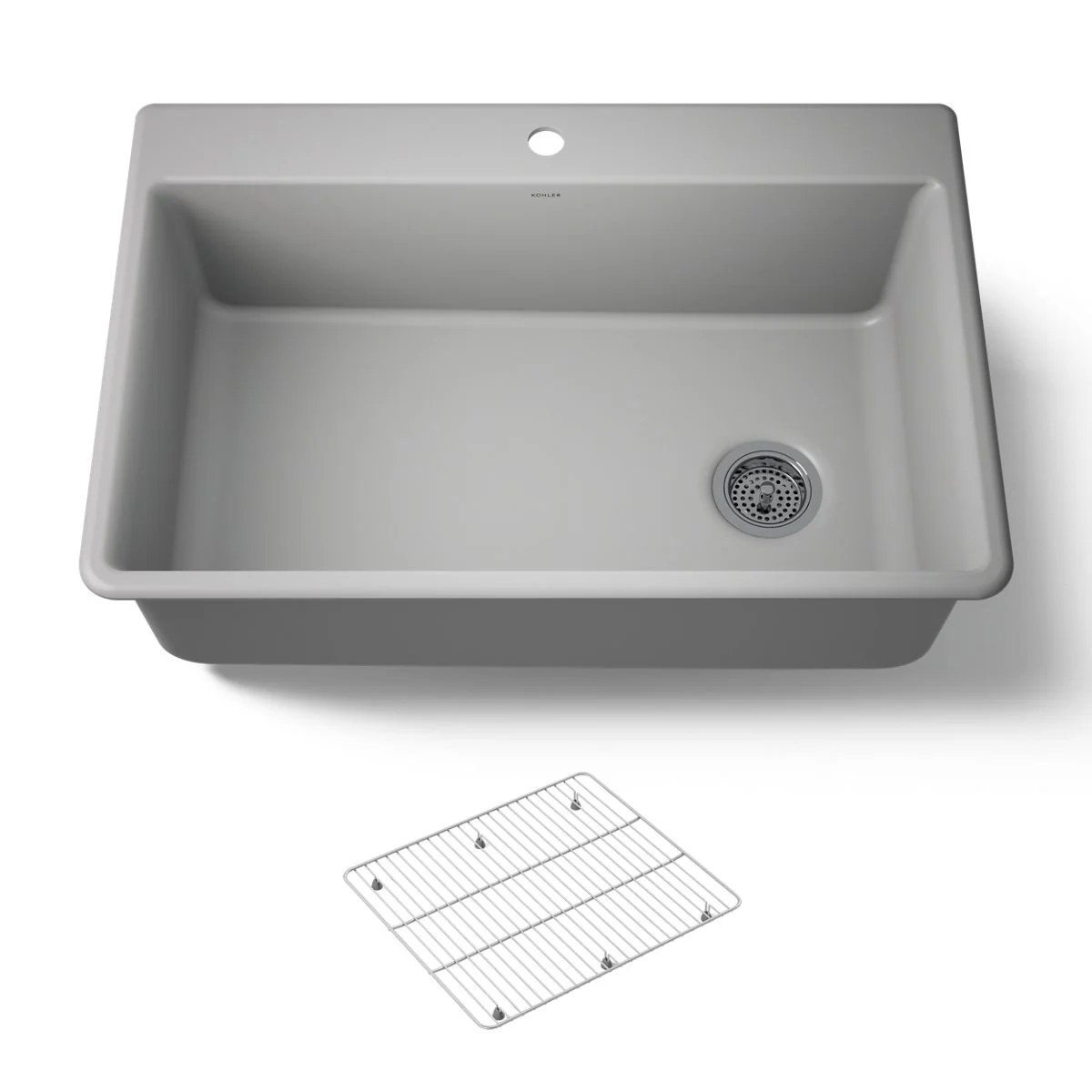 KOHLER K-8437-1 Kennon 33" top-/undermount single-bowl kitchen sink - Image 12