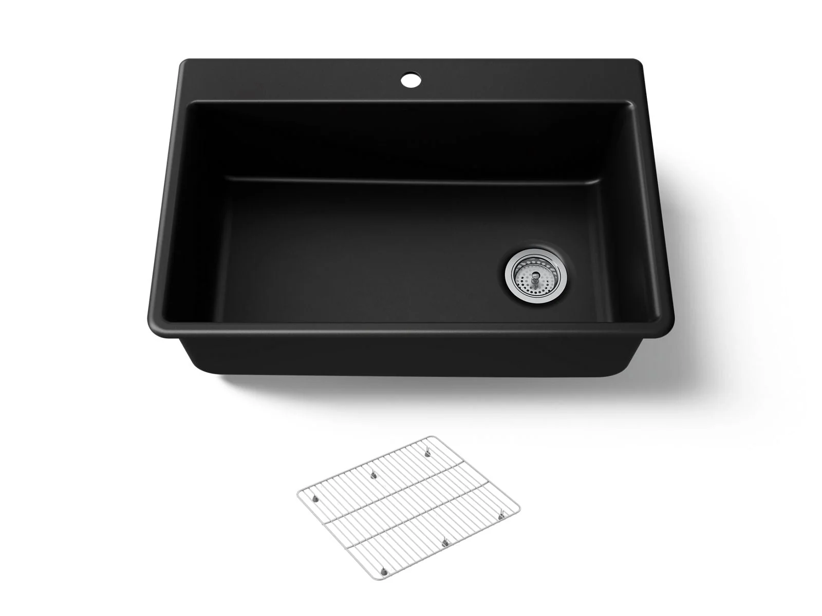 KOHLER K-8437-1 Kennon 33" top-/undermount single-bowl kitchen sink - Image 3