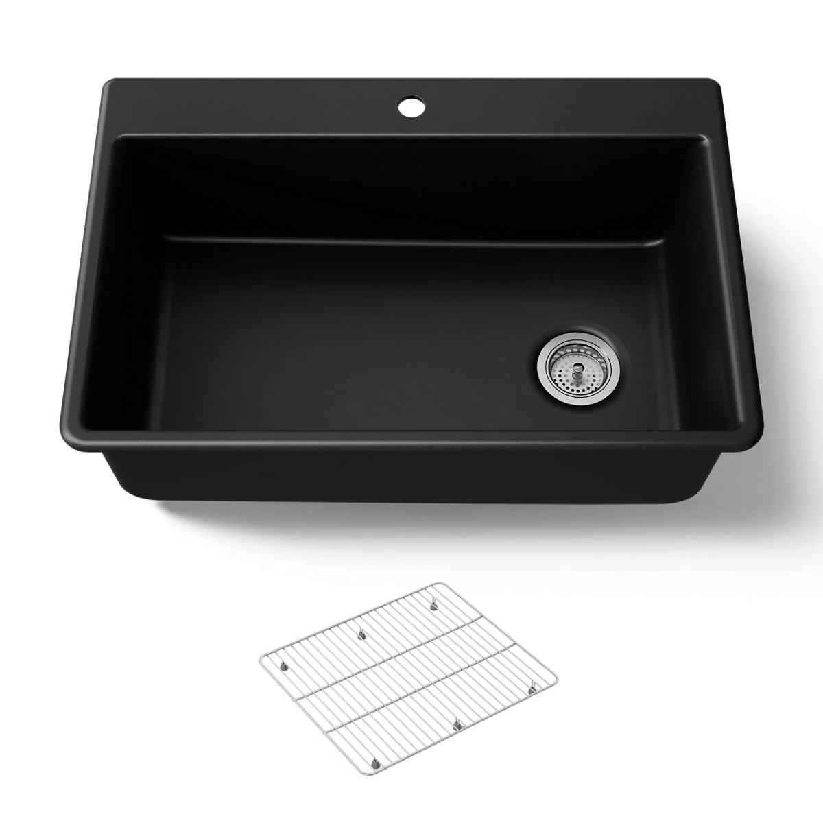 KOHLER K-8437-1 Kennon 33" top-/undermount single-bowl kitchen sink - Image 7