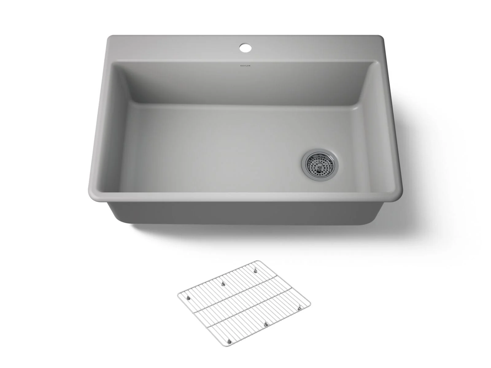 KOHLER K-8437-1 Kennon 33" top-/undermount single-bowl kitchen sink - Image 8