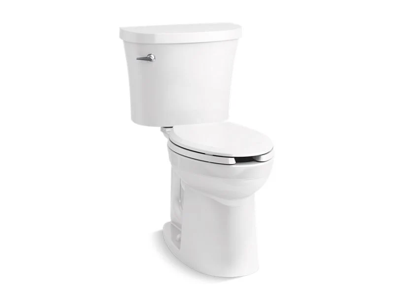 KOHLER K-25077-SS Kingston Two-piece elongated toilet, 1.28 gpf
