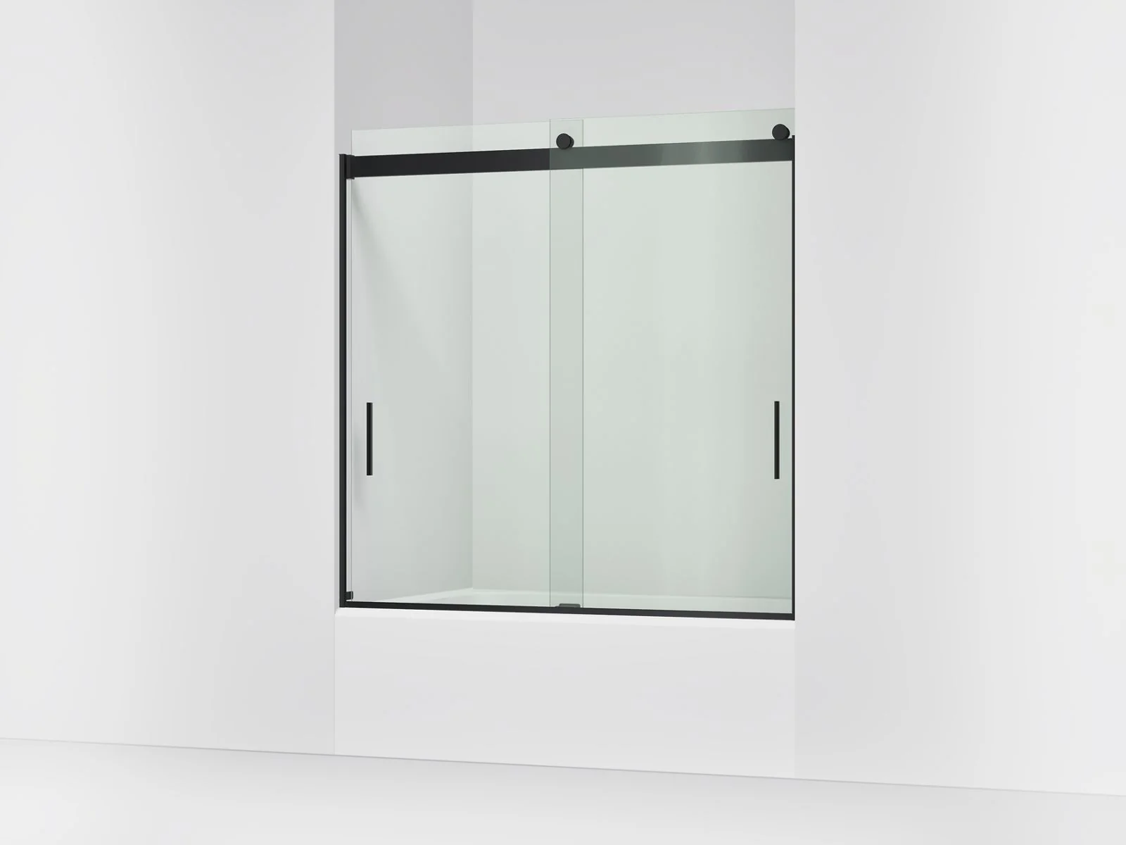 KOHLER K-706002-L Levity Sliding bath door, 59-3/4" H x 56-5/8 - 59-5/8" W, with 1/4" thick Crystal Clear glass - Image 21