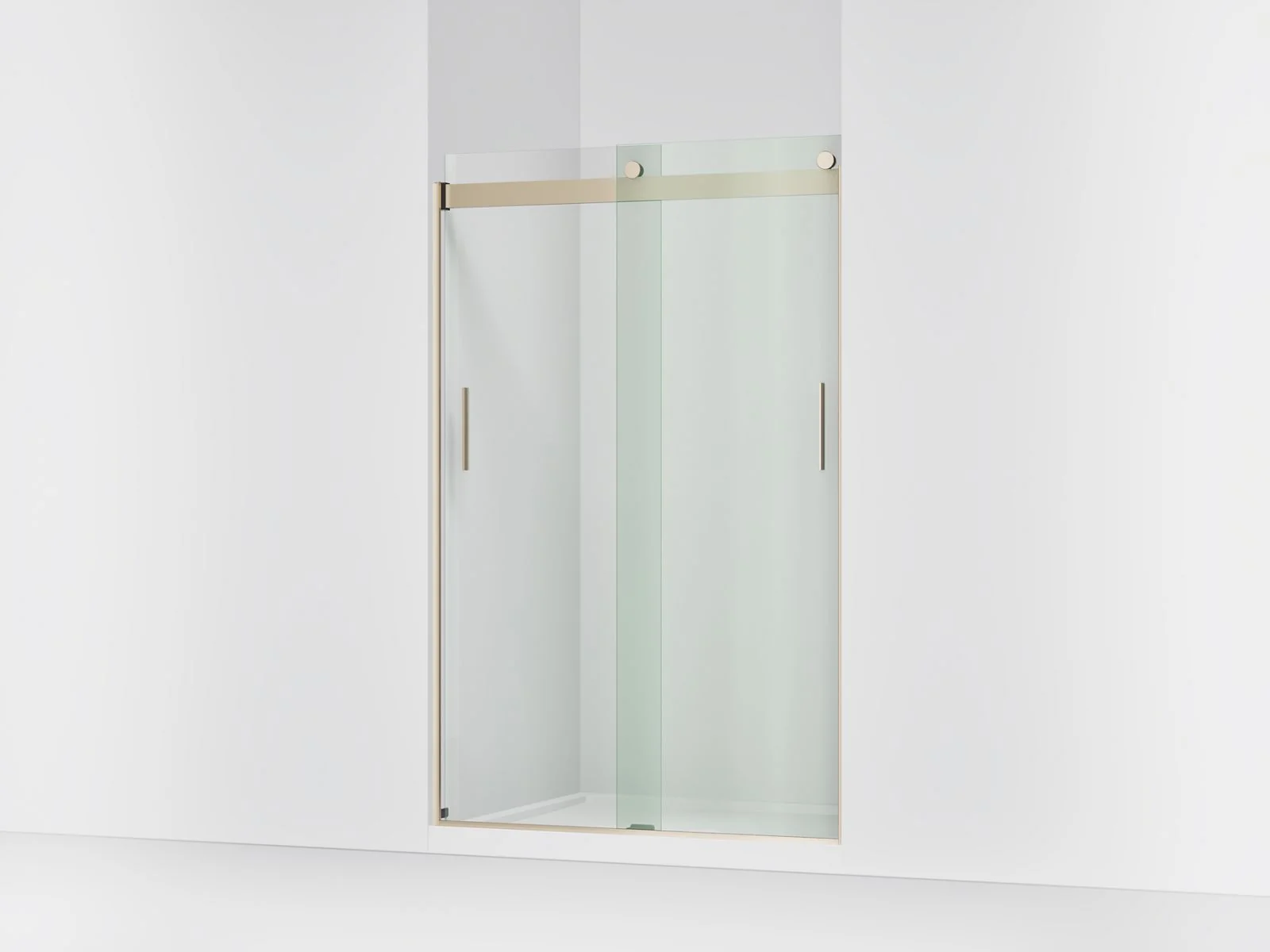 KOHLER K-706008-L Levity Sliding shower door, 74" H x 43-5/8 - 47-5/8" W, with 1/4" thick Crystal Clear glass - Image 12