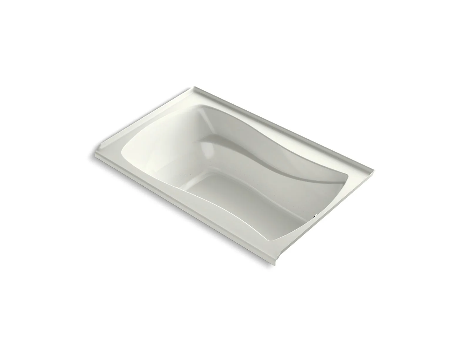 KOHLER K-1242-RW Mariposa 60" x 36" alcove bath with Bask heated surface, right drain - Image 3