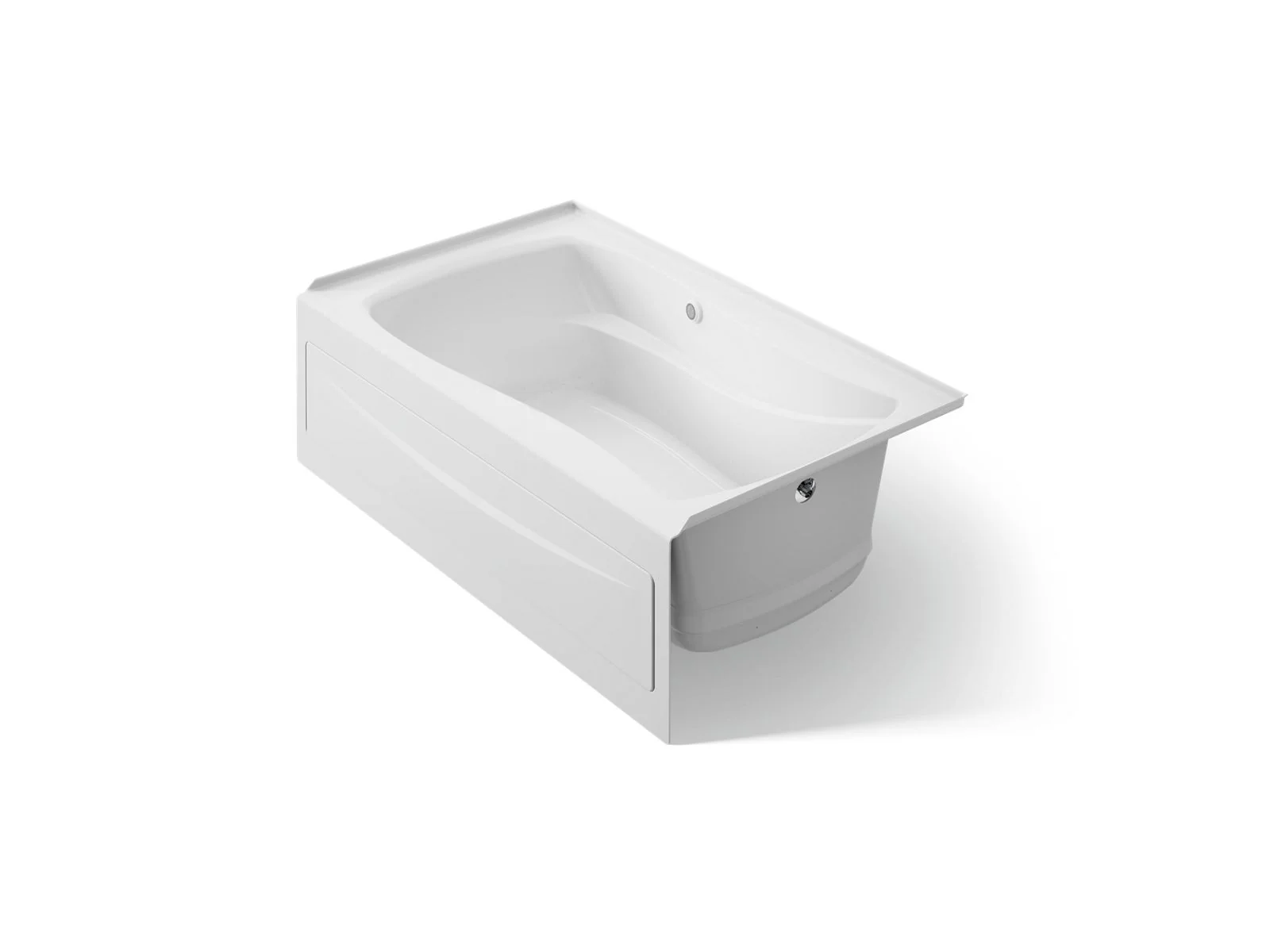 KOHLER K-1239-GHRAW Mariposa 60" x 36" alcove Heated BubbleMassage air bath with Bask heated surface, right drain - Image 3