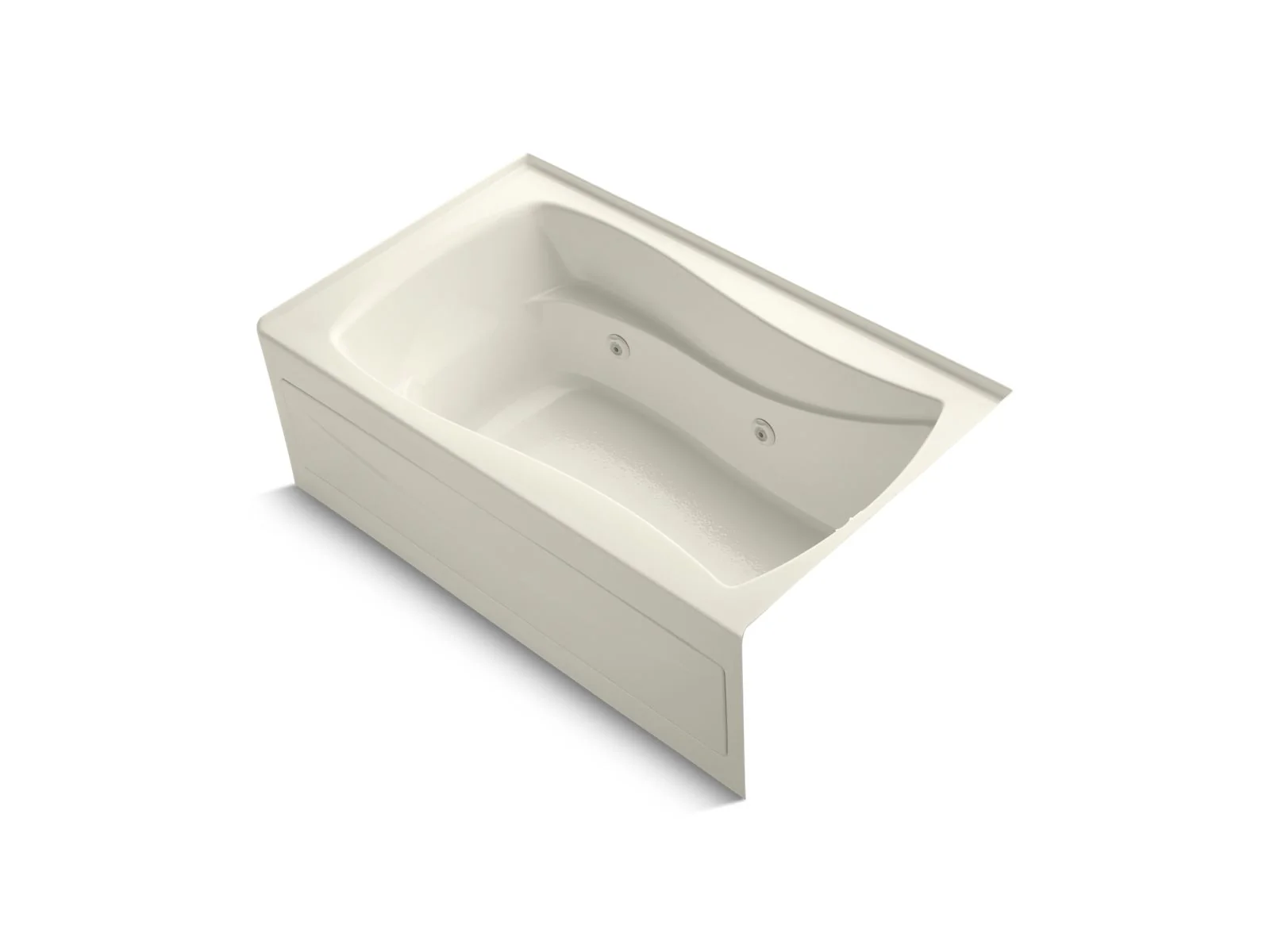 KOHLER K-1239-RA Mariposa 60" x 36" alcove whirlpool, right drain and adjustable jets - Image 2