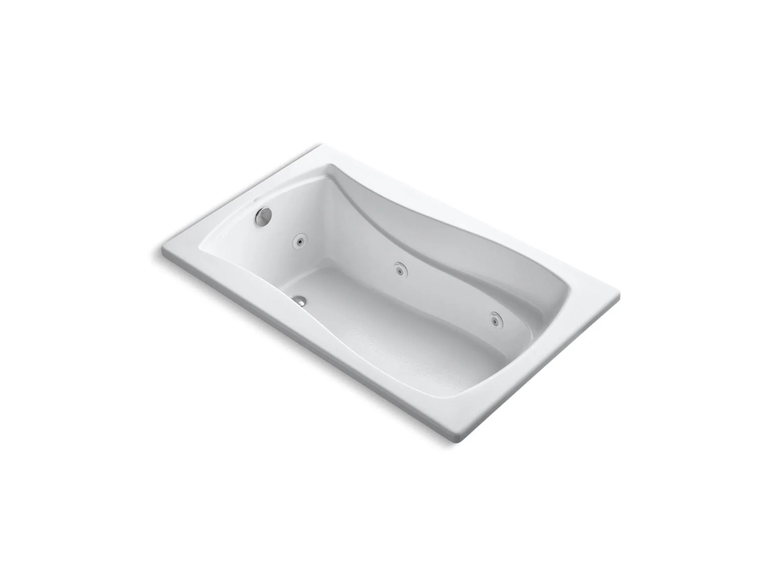 KOHLER K-1239 Mariposa 60" x 36" drop-in whirlpool bath