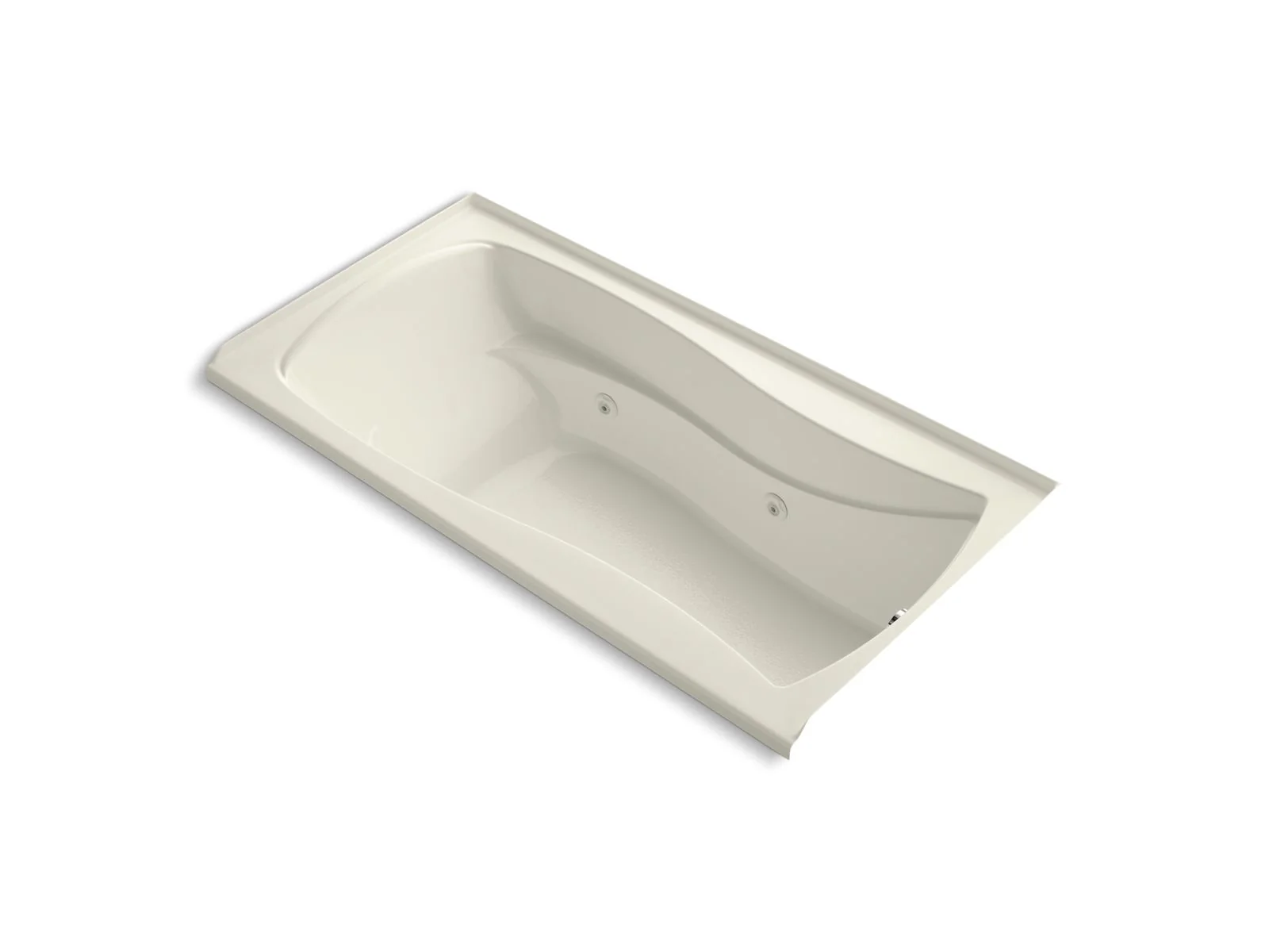 KOHLER K-1257-RH Mariposa 72" x 36" alcove heated whirlpool bath, right drain - Image 2