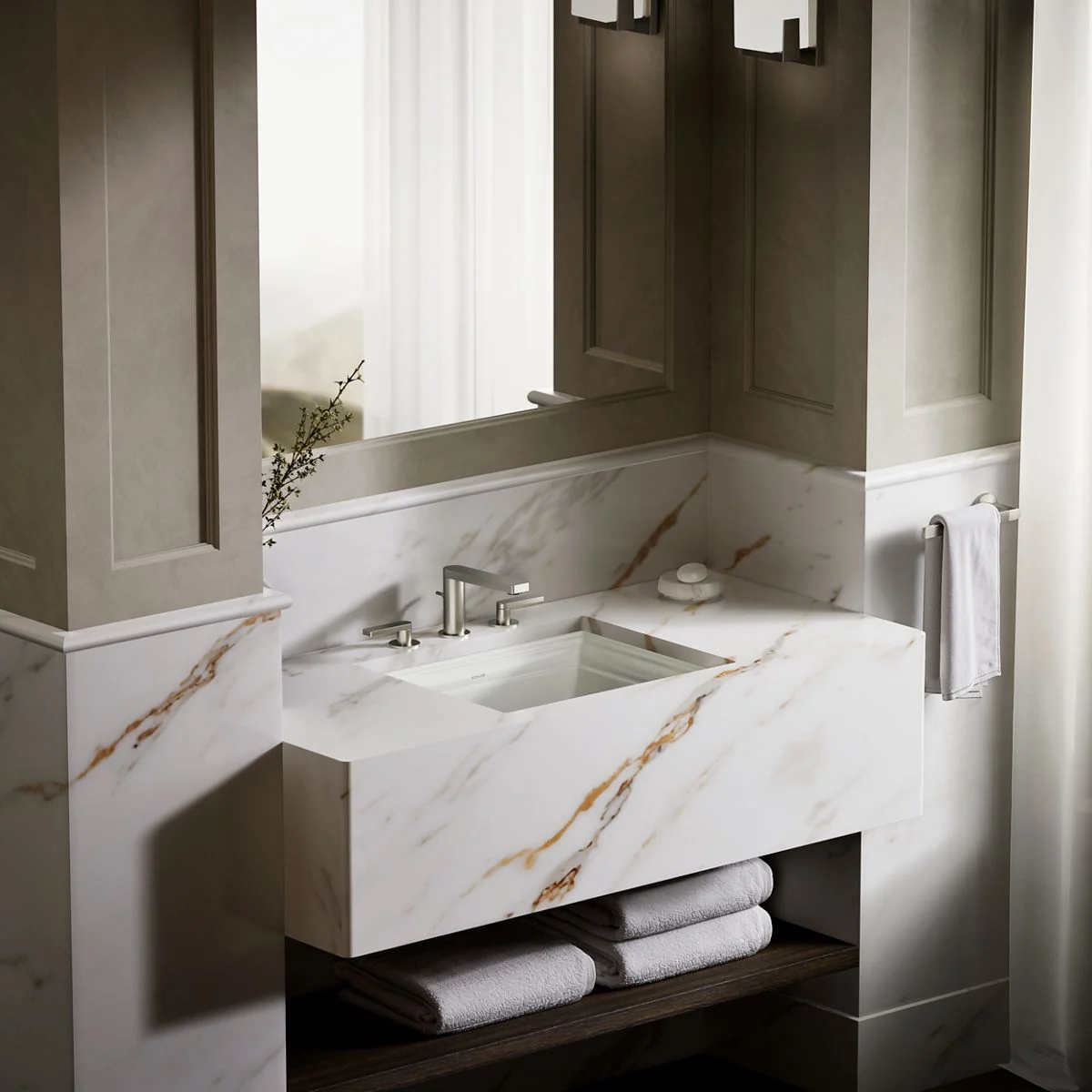 KOHLER K-2339 Memoirs 20" rectangular undermount bathroom sink - Image 17