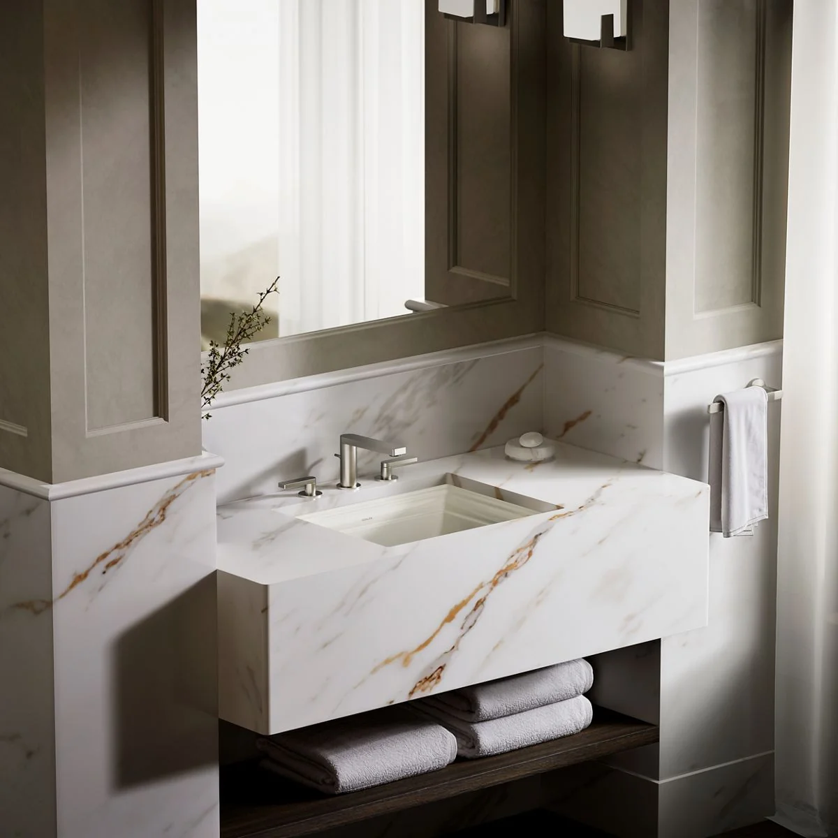 KOHLER K-2339 Memoirs 20" rectangular undermount bathroom sink - Image 22
