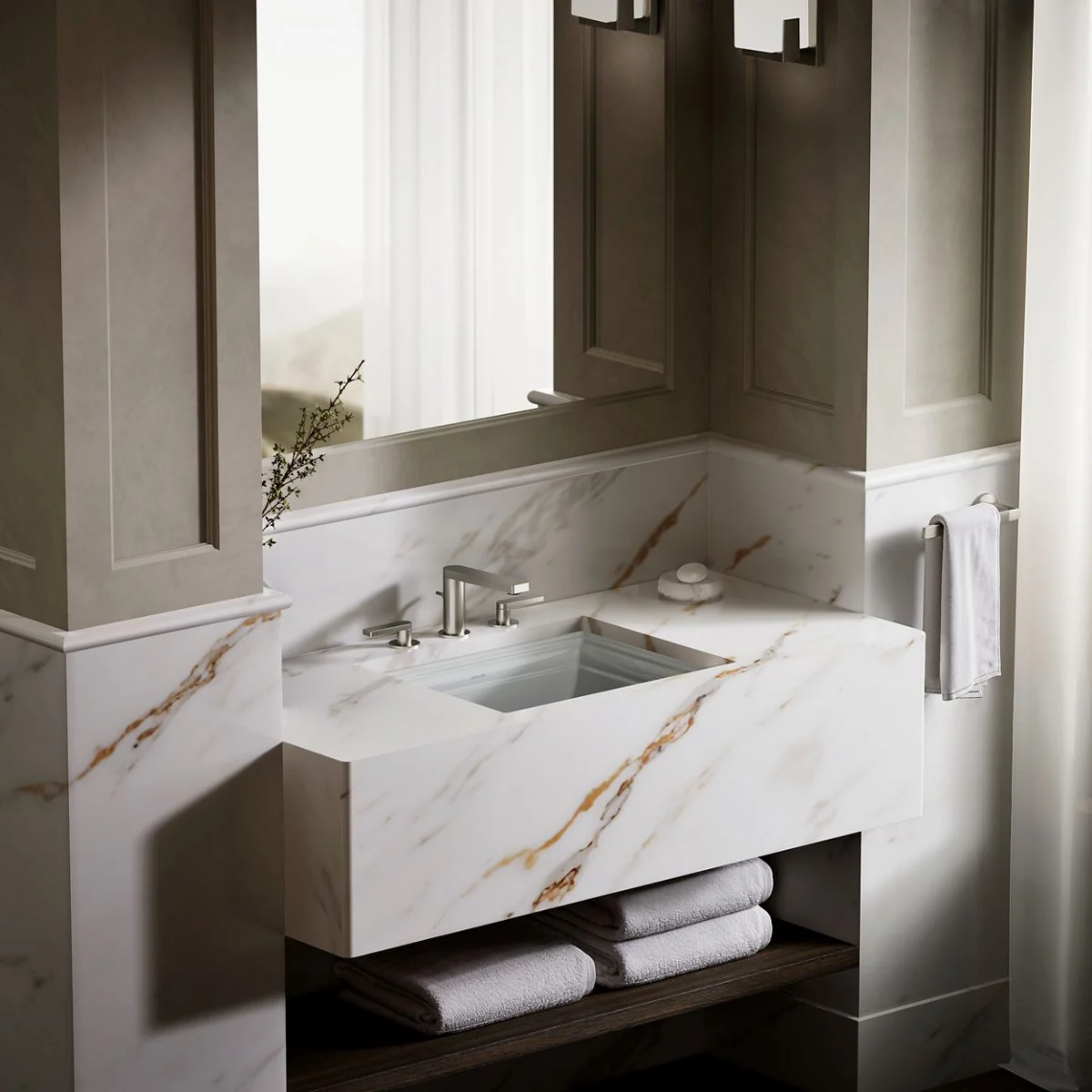 KOHLER K-2339 Memoirs 20" rectangular undermount bathroom sink - Image 26