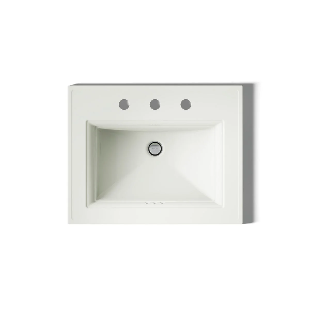 KOHLER K-2337-8 Memoirs 22-3/4" rectangular drop-in bathroom sink - Image 11