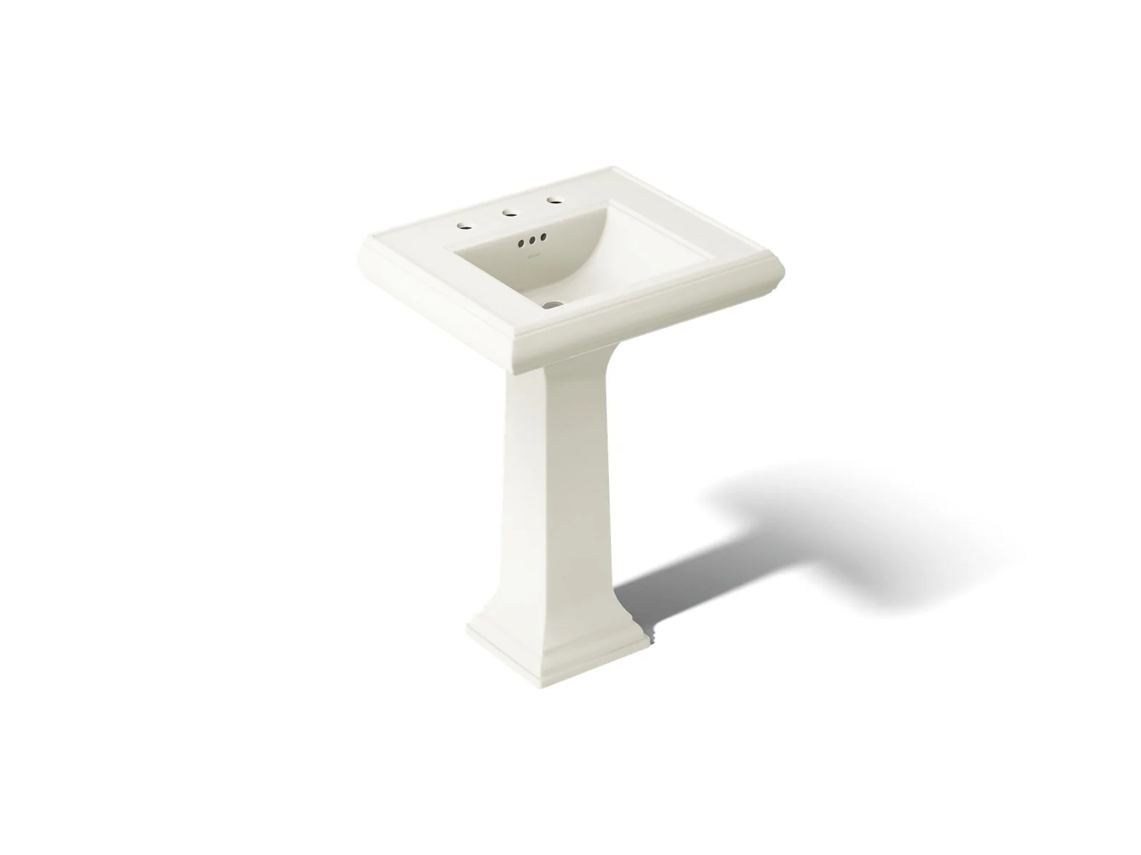 KOHLER K-2238-8 Memoirs 24-1/4" rectangular pedestal bathroom sink - Image 13