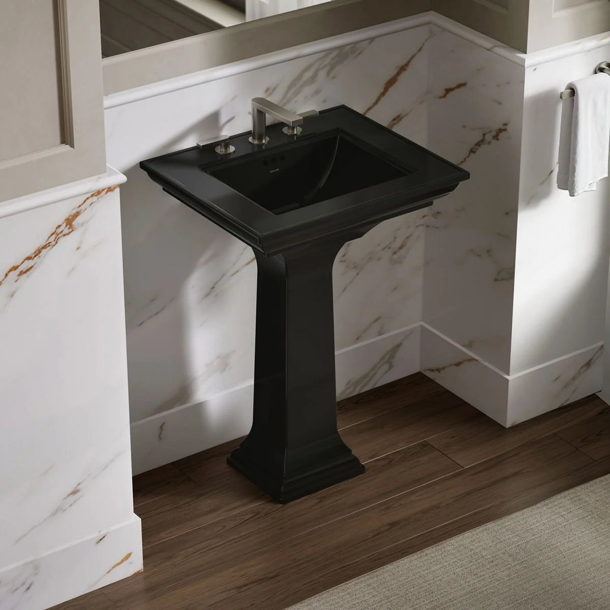 KOHLER K-29999-8 Memoirs 25" pedestal/console table bathroom sink - Image 27