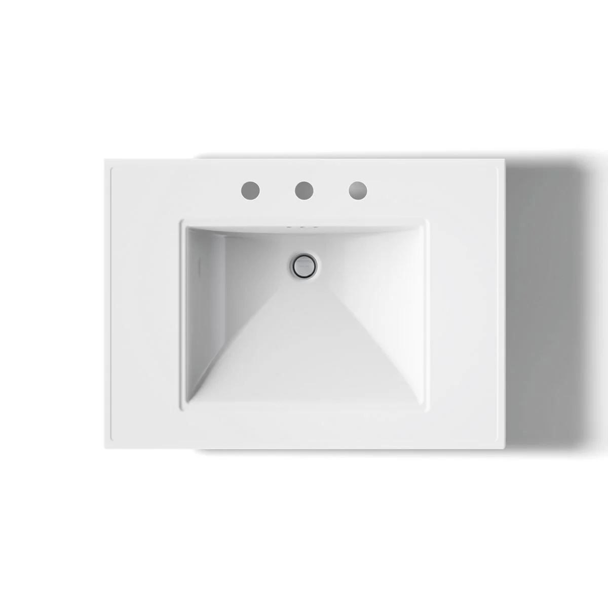 KOHLER K-2268-8 Memoirs 30-3/4" rectangular pedestal bathroom sink - Image 10