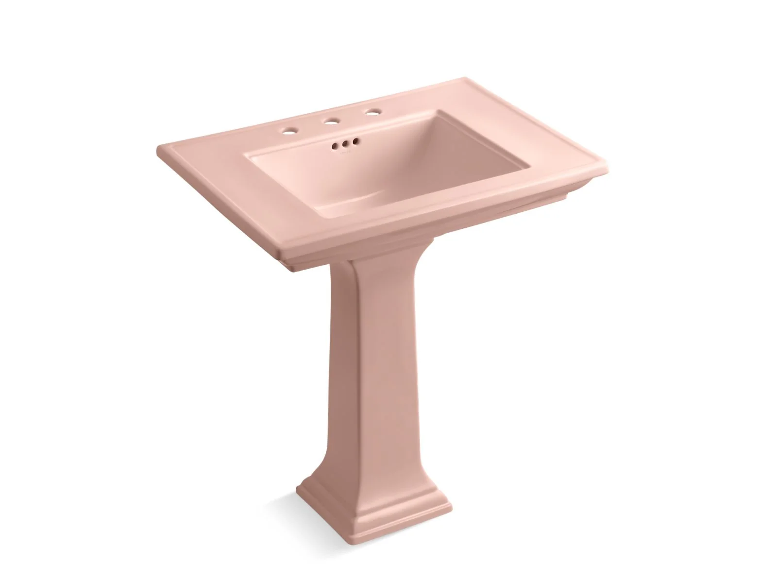 KOHLER K-2268-8 Memoirs 30-3/4" rectangular pedestal bathroom sink - Image 8