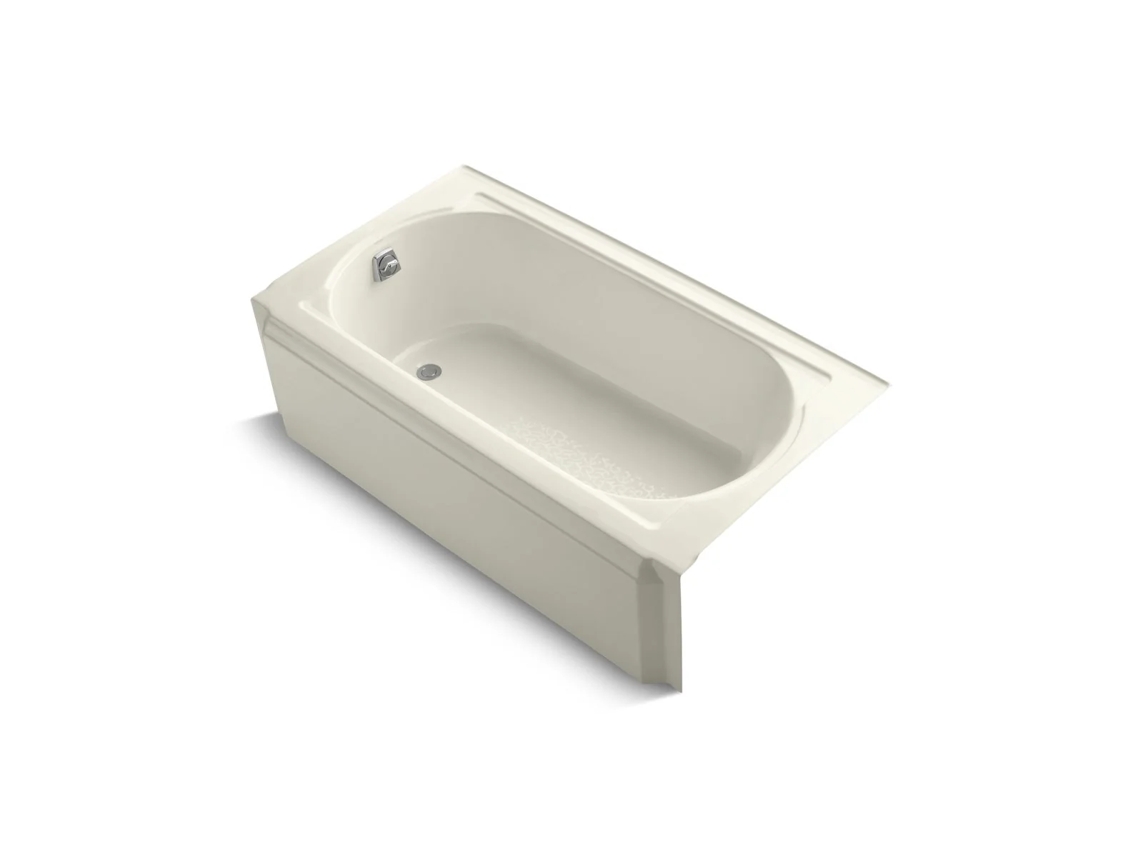 KOHLER K-721 Memoirs 60" x 33-3/4" alcove bath, left drain - Image 2
