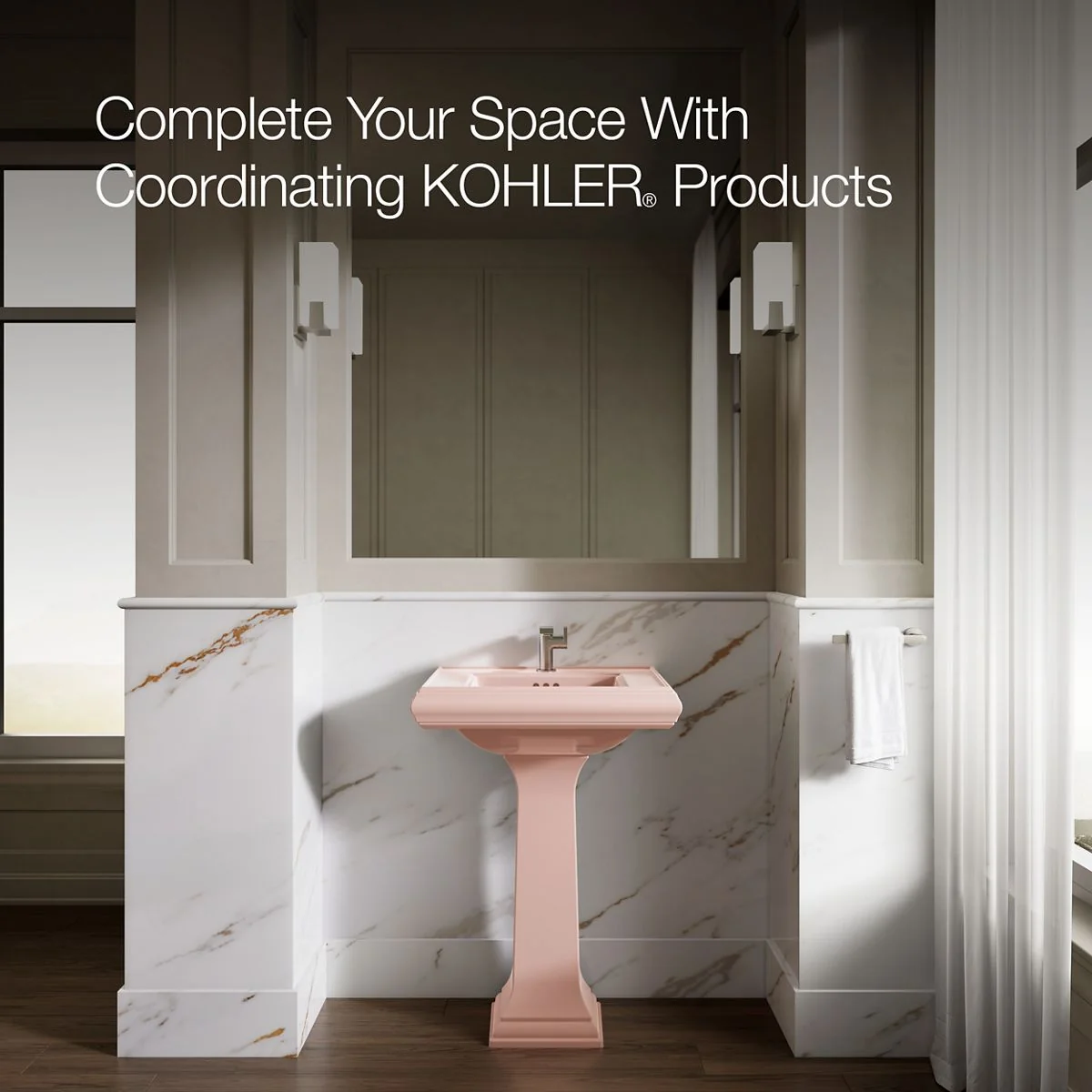 KOHLER K-2267 Memoirs Bathroom sink pedestal - Image 12