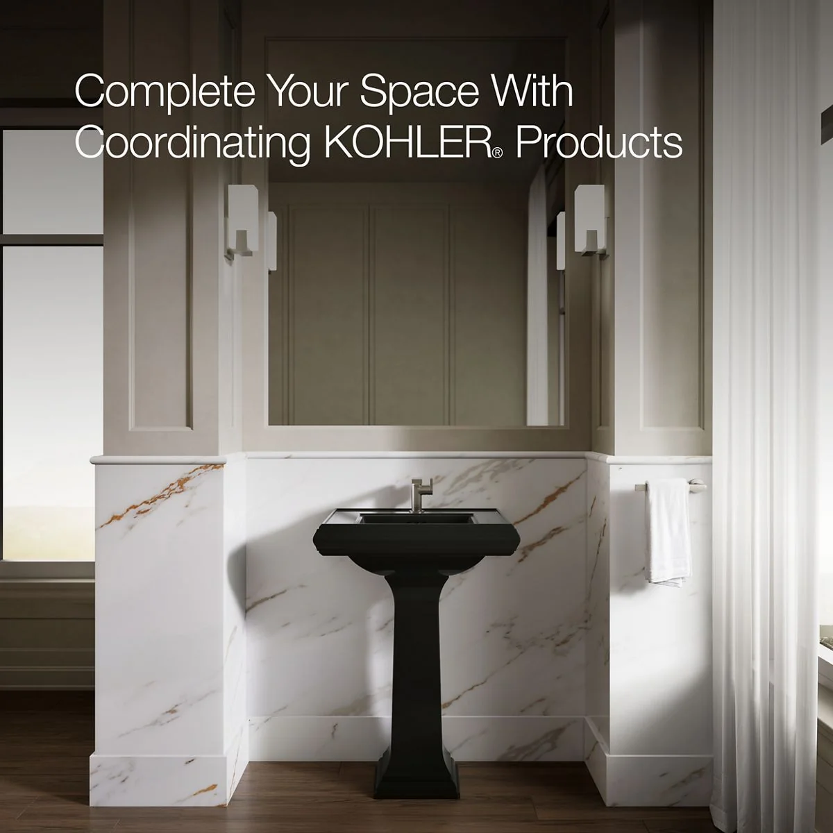 KOHLER K-2267 Memoirs Bathroom sink pedestal - Image 38