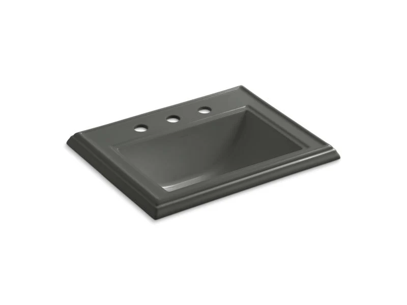 KOHLER K-2241-8 Memoirs Classic Classic drop-in bathroom sink with 8" widespread faucet holes - Image 2