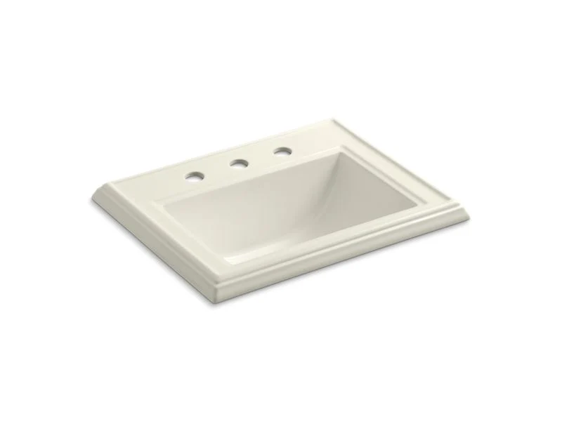 KOHLER K-2241-8 Memoirs Classic Classic drop-in bathroom sink with 8" widespread faucet holes - Image 5