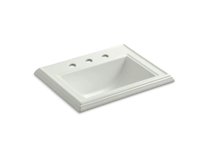 KOHLER K-2241-8 Memoirs Classic Classic drop-in bathroom sink with 8" widespread faucet holes - Image 8