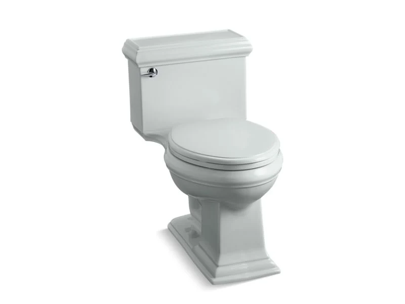KOHLER K-3812 Memoirs Classic ComForteeight One-piece compact elongated 1.28 gpf chair height toilet with Quiet-Close seat - Image 4