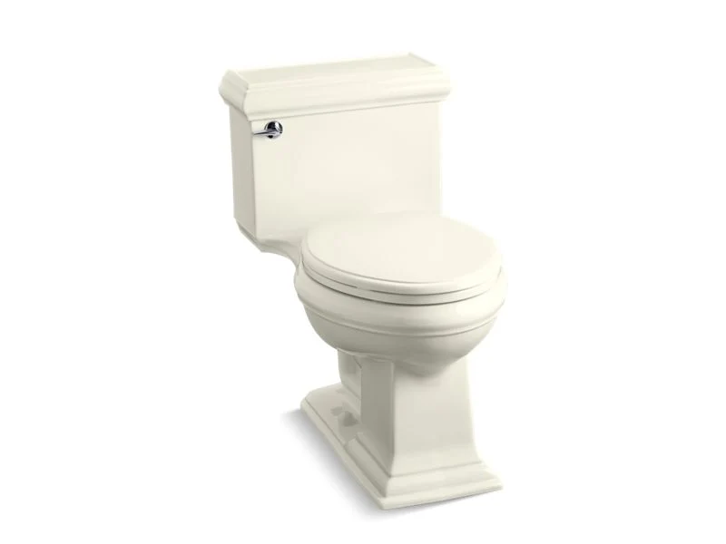 KOHLER K-3812 Memoirs Classic ComForteeight One-piece compact elongated 1.28 gpf chair height toilet with Quiet-Close seat - Image 5