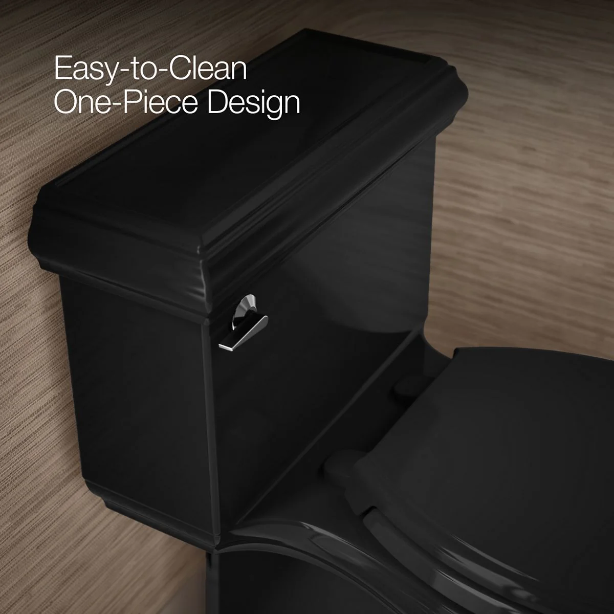 KOHLER K-6424 Memoirs Classic One-piece compact elongated toilet with skirted trapway, 1.28 gpf - Image 7