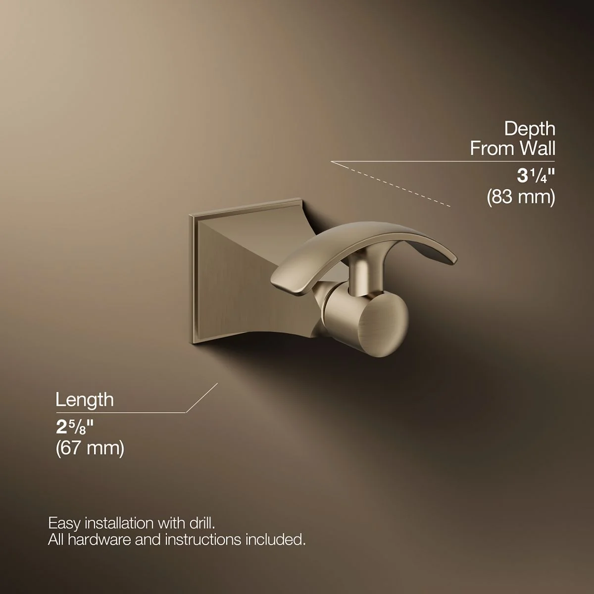 KOHLER K-492 Memoirs Robe hook - Image 7