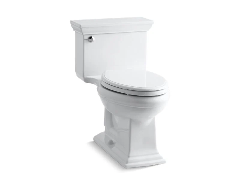 KOHLER K-3813 Memoirs Stately ComForteeight One-piece compact elongated 1.28 gpf chair height toilet with Quiet-Close seat