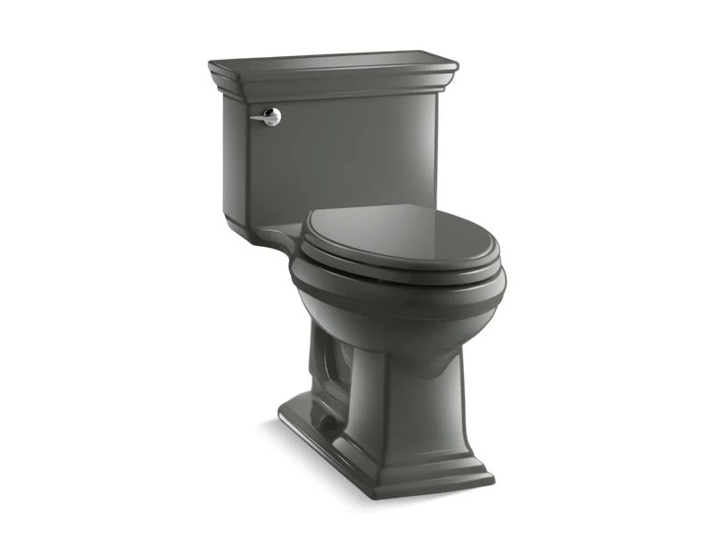 KOHLER K-3813 Memoirs Stately ComForteeight One-piece compact elongated 1.28 gpf chair height toilet with Quiet-Close seat - Image 2