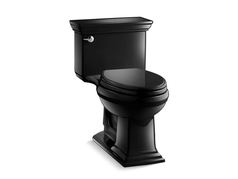 KOHLER K-3813 Memoirs Stately ComForteeight One-piece compact elongated 1.28 gpf chair height toilet with Quiet-Close seat - Image 3