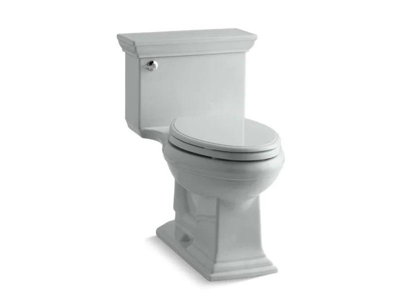 KOHLER K-3813 Memoirs Stately ComForteeight One-piece compact elongated 1.28 gpf chair height toilet with Quiet-Close seat - Image 4
